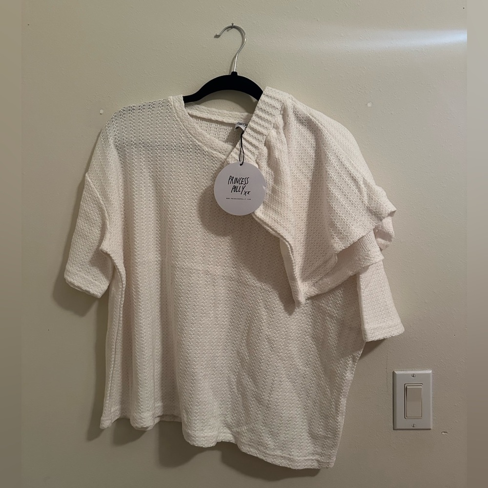 Princess Polly cammie knit set white